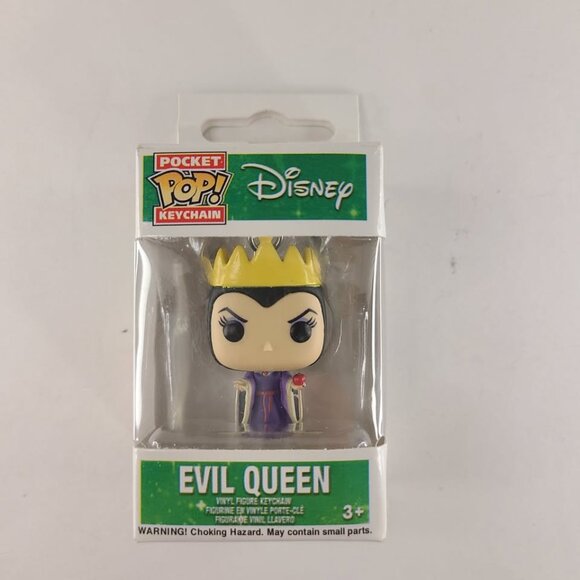 Disney Evil Queen Vinyl Figure Funko Pocket Pop! Keychain Snow White - Picture 1 of 6